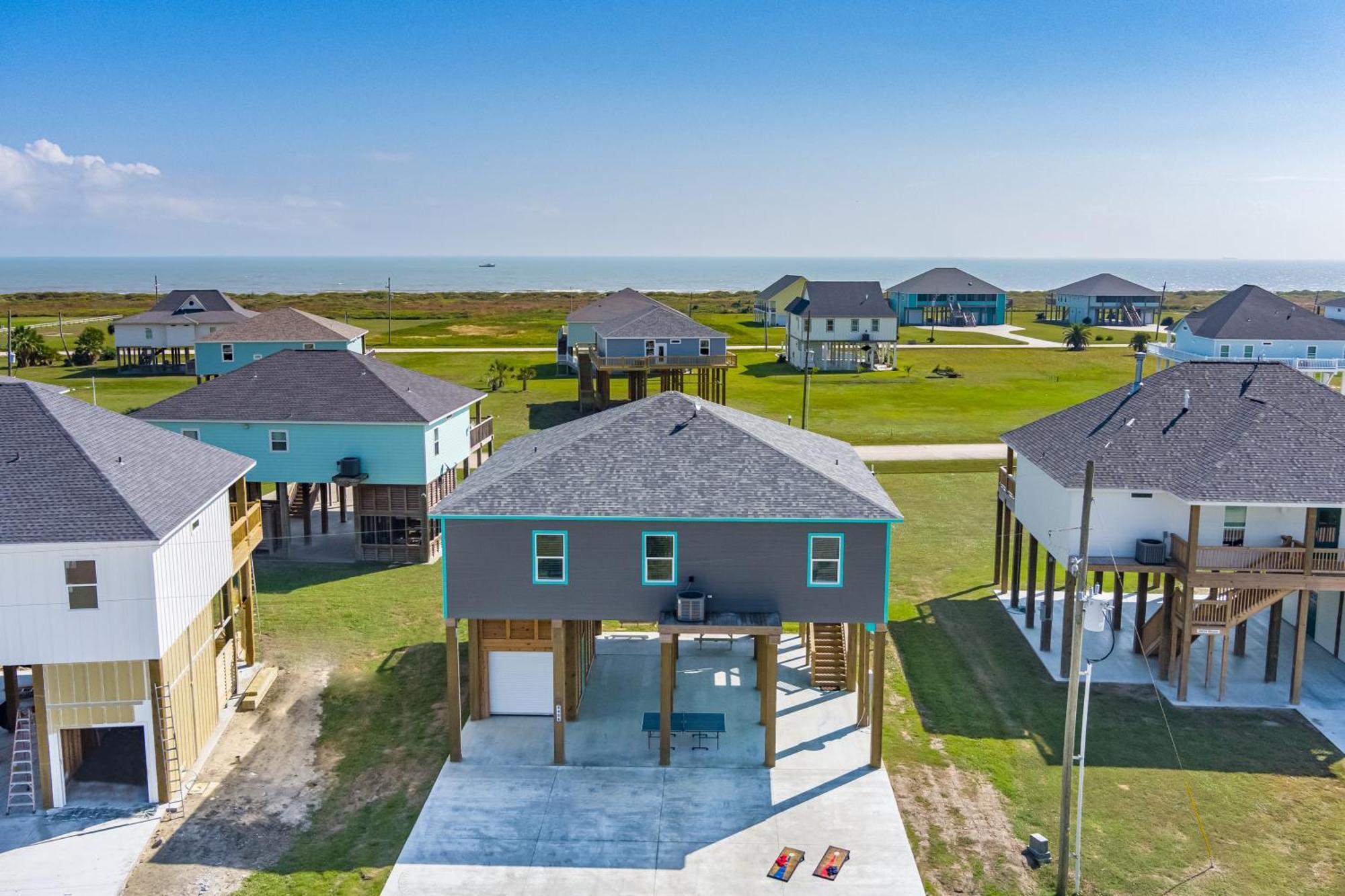 Stylish 4Br Crystal Beach Retreat Walk To Beach Bolivar Peninsula Ngoại thất bức ảnh